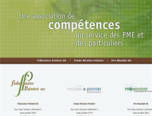 Tablet Screenshot of mandataires.ch